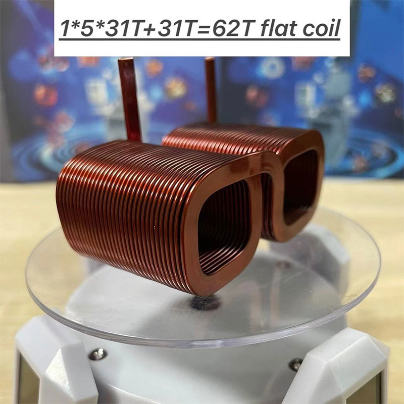 Cuộn dây phẳng 1 * 5 * 31T + 31T = 62T